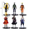 6pcs Naruto Anime Figure Shippuden Uchiha Sasuke Hatake Kakashi Namikaze Minato 18cm Action Figure Collection Model Playthings Gifts