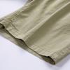 JAYSCE Men's Summer Outdoor Work Shorts Fashionable Loose Breathable Pocket Capris Casual Micro Elastic Solid Cargo Pants