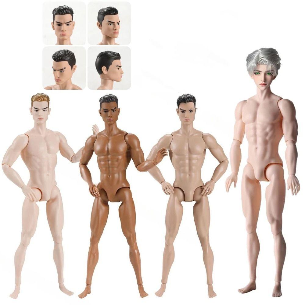 White/Normal/Tan 1/6 Male Doll Strong Man Action Figure Body For Children Male Model DIY Toy
