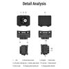 Night Sights Sports Recorder 1080P Head Mounted Camera Headlamp Camera for Adventurou Activity Photography Recording