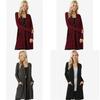 Autumn Winter Women Cardigans Casual Warm Coat Mid-length Knitted Outerwear With Premium Quality Materials