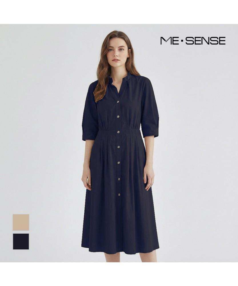 MESENSE Slit Neck Back Elastic Dress_Mb44Ops103Z