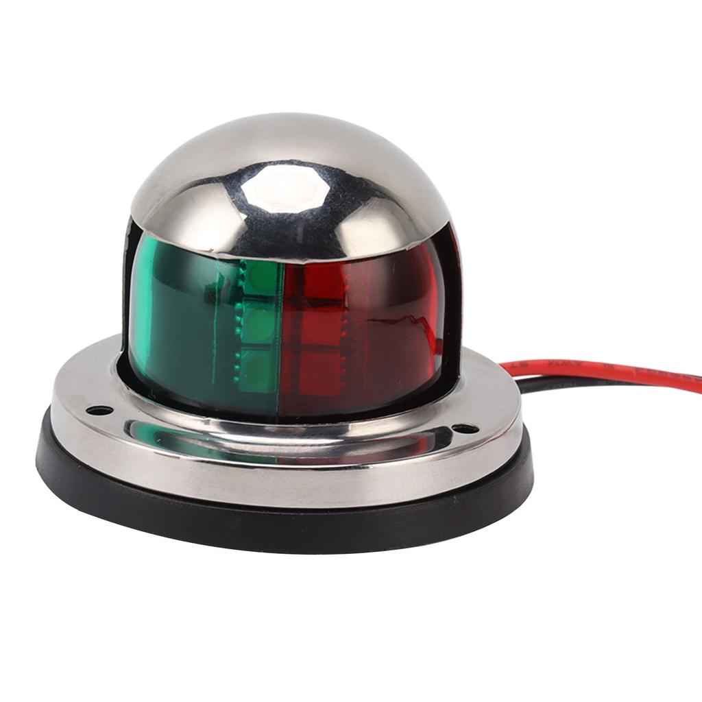 Boat Navigation Lights Marine Grade Stainless Steel 316 IP68 Waterproof 2 Color LED Bow Light DC12V for Yachts Ships