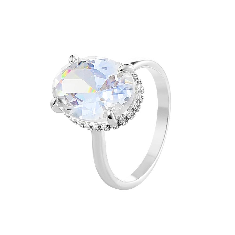 New Fashion Large Zircon Ring 2026 Trending New Index Finger Crystal Rings For Women Jewelry Accessories Gift Anel Bague Anillos