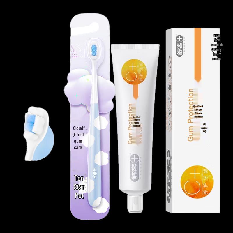 

Shuke Vitamin C Toothpaste with Cloud Toothbrush Set