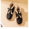 Flat-bottomed Snow Boots Women's New Winter Padded Booties with Warm Cotton Shoes