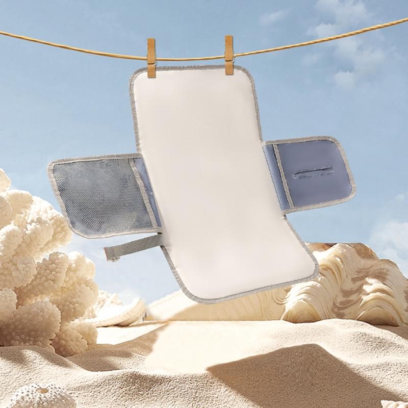 Travel Friendly Infant Changing Mat Super Absorbent Watertight Baby Diaper Changing Pad Multifunction Mom Bag for Pram