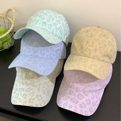 Cappello Creativo Stampa Leopardo Berretto da Baseball in Cotone con Visiera Berretto da Baseball Stampa Leopardo Street