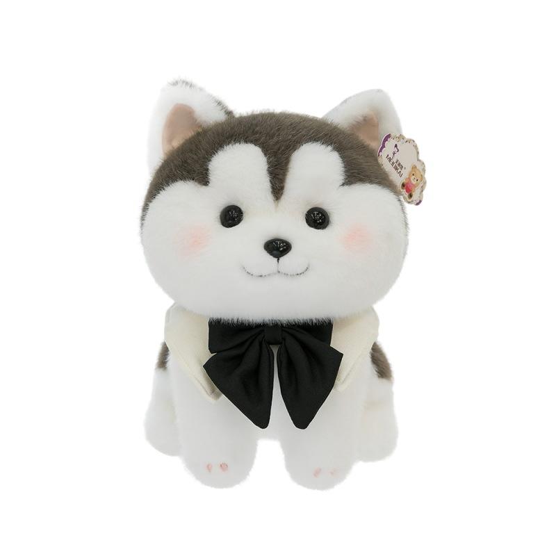 Cute Husky Doll Puppy Plush Toy Children Sleeping Rag Doll Dog Doll Girl Birthday Gift