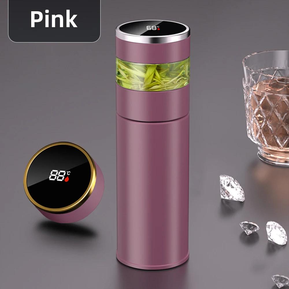 316 Stainless Steel Thermos For Tea Vacuum Insulated Water Bottle Tumbler Tea Infuser Thermos Bottle LED Temperature Display
