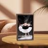 Ballet Dance Wooden Tissue Box Holder With Creative Cartoon Design For Home Decor