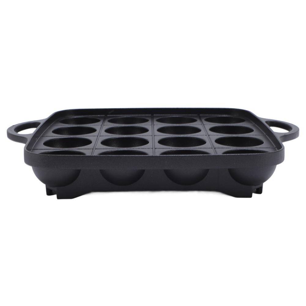 Black Takoyaki Grill Pan Nonstick 16-Hole Cooking Pan Takoyaki Pan  Homemade Japanese Snacks