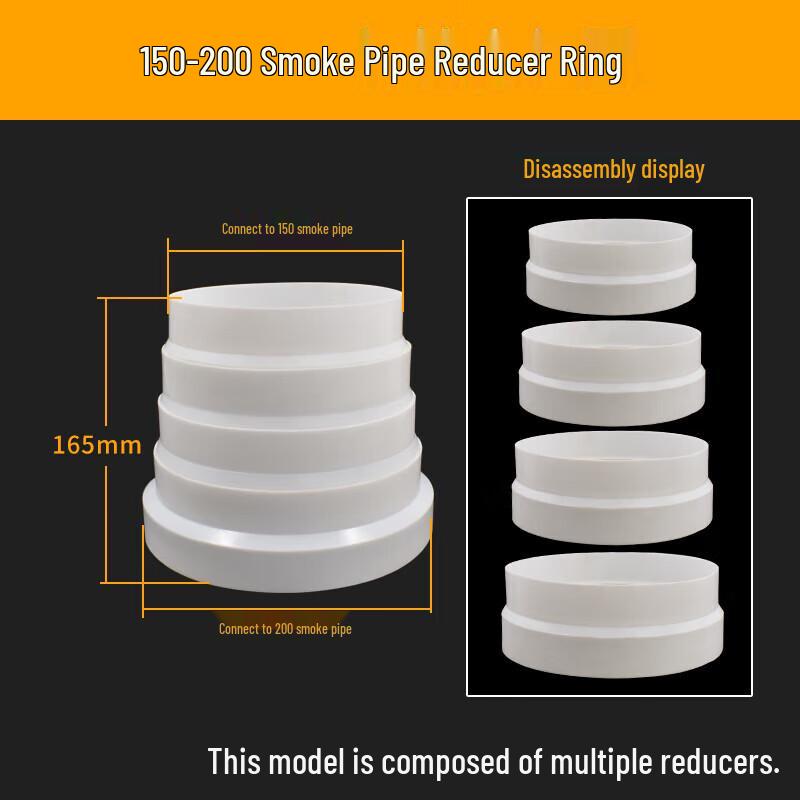 

Ledwei Range Hood Duct Reducer (150-200mm)