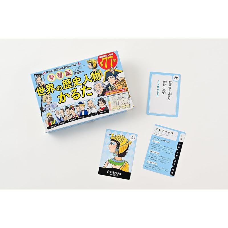 Gentosha Learning Edition World Historical Figures Karuta