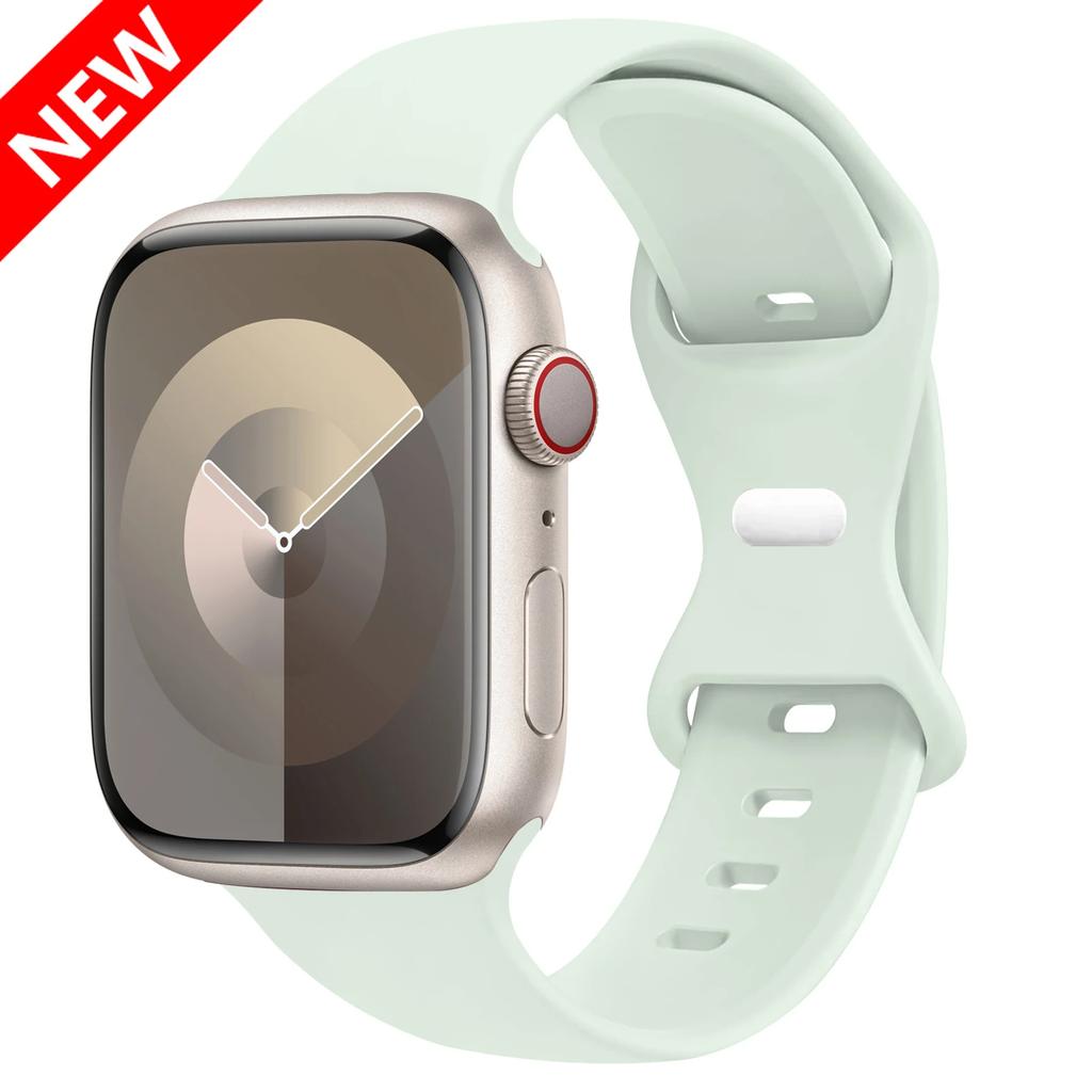Silikonarmband für Apple Watch Band 45mm 44mm 41mm 40mm 42mm 46mm ultra 49mm Sportarmband correa series 11 7 8 9 10 4 3 5 6 se