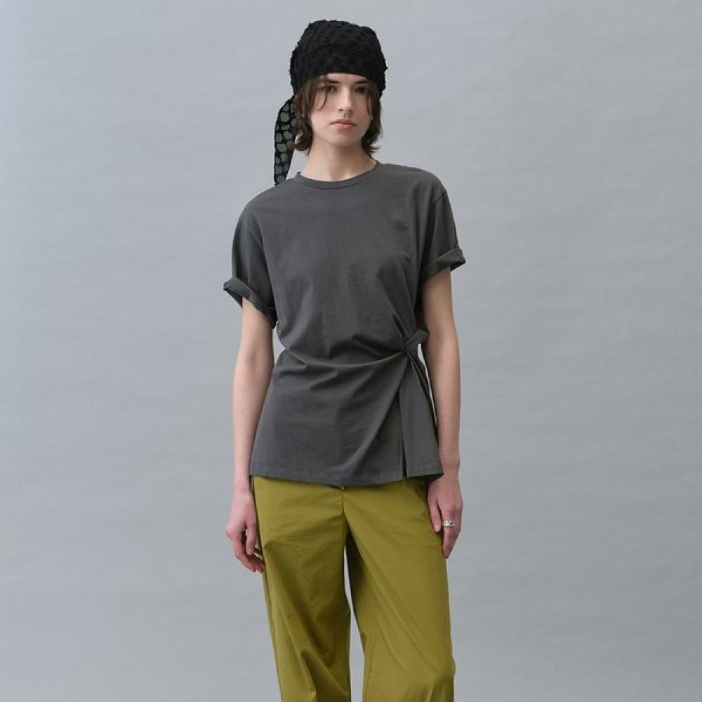 Joy GrySon Women S twiSted jerSey Top 9e CHARCOAL/00_FREE