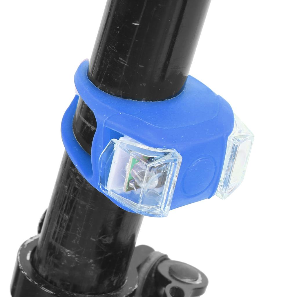 2pcs LED   Light Front Tail   Warning Colorful Lamp 3 Lighting Modes Waterproof Cycling Equipment