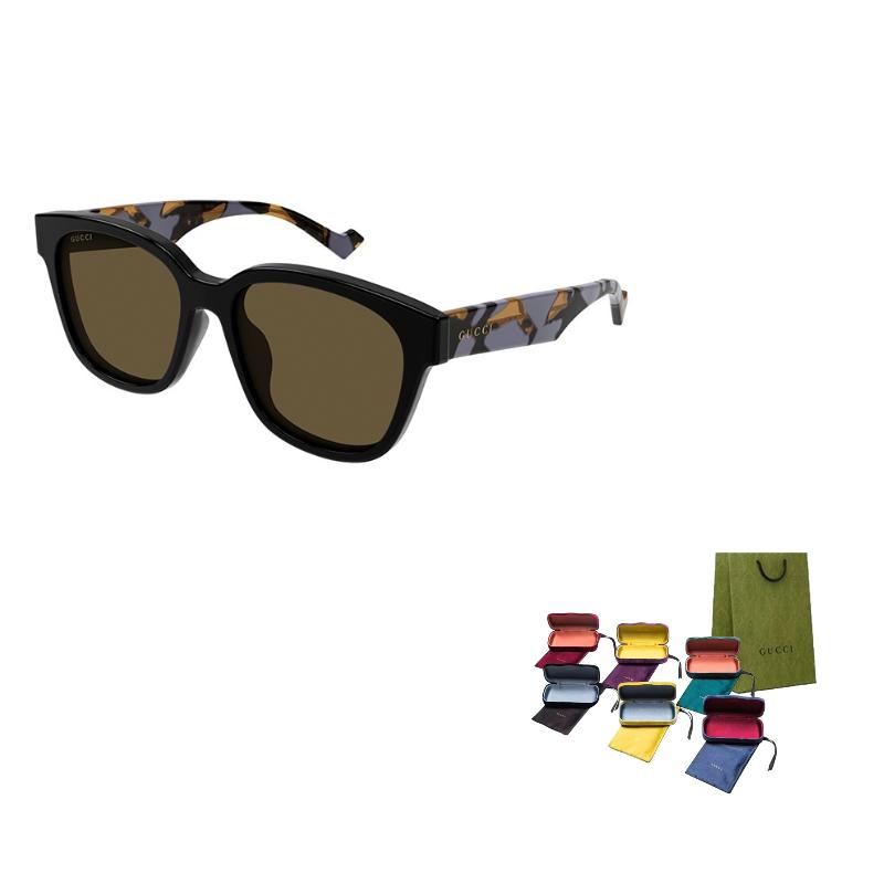 Gucci Vintage Full Frame Sunglasses Sunshade UV Protection Plate Frame Square Sunglasses Unisex Couple Style
