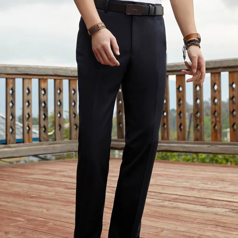 YOUNGOR Men's Lightweight Comfort Stretch Dress Pants