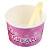 Disposable 6oz White Paper Ice Cream Cups