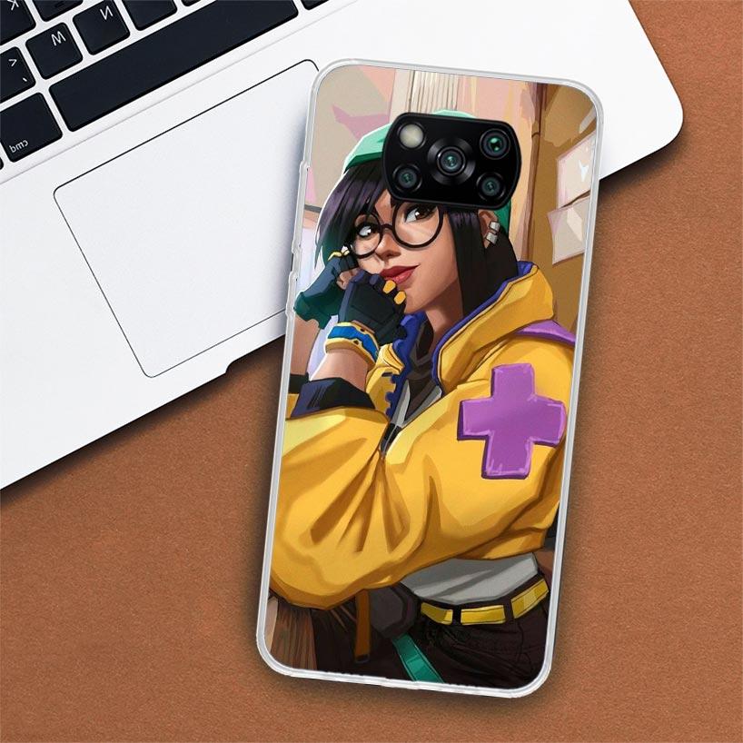 

Чехол для телефона Valorant Killjoy для Xiaomi Poco X3 Nfc X4 ​​Gt X5 Pro M5S M4 M3 M2 F5 F4 F3 F2 F1 Mi Note 10 Fundas Shell Xiaomi Poco F5