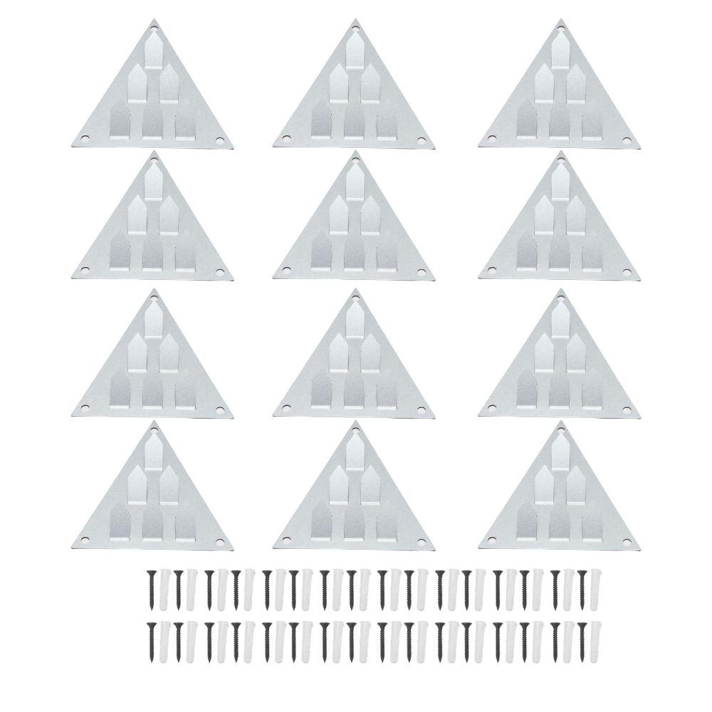 12 Pcs Surface Mount Push On Impaler Mounts With Screws Sound Isolation Clips Recording Studio