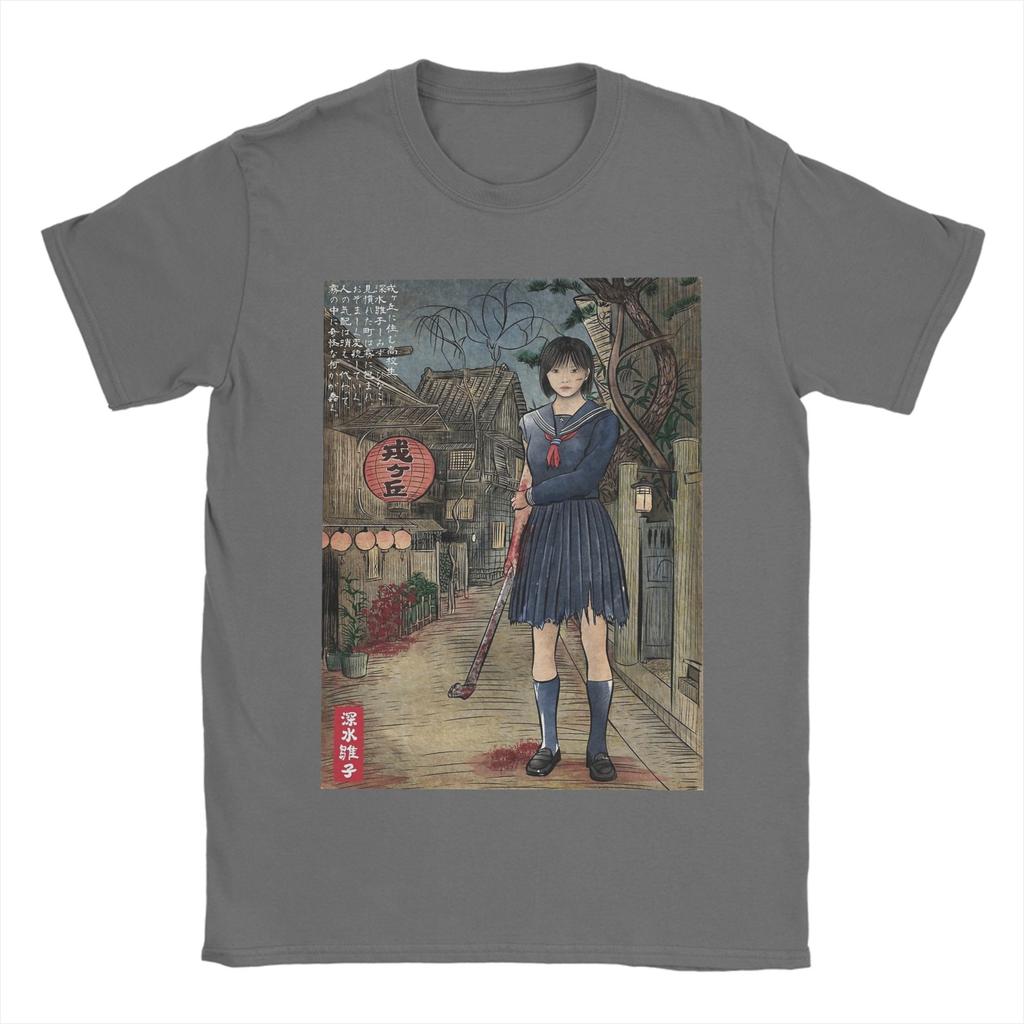 SILENT HILL F Shimizu Hinako Men's T Shirt  Funny Tee Shirt Short Sleeve Round Neck T-Shirts 100% Cotton New Arrival Clothes