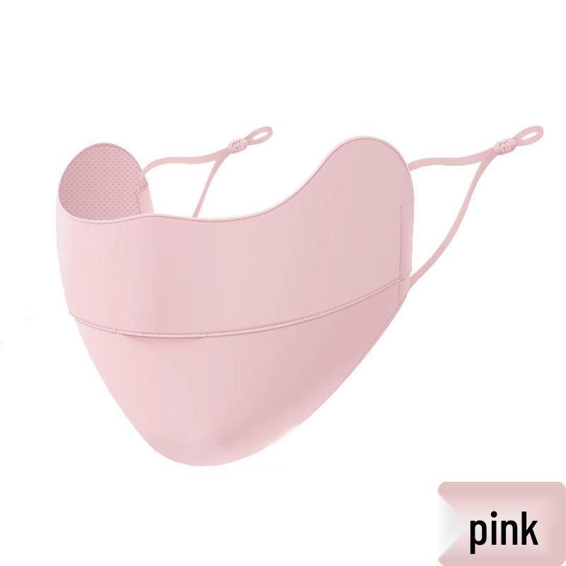 Ice Silk Women's Sunscreen Mask: UV Protection, Breathable, Stylish Design, Protects Eye Corners, 2024 Edition