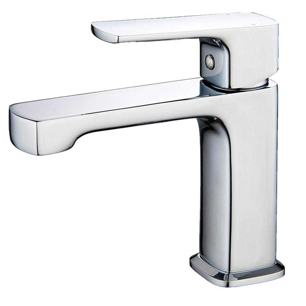 Chrome Brass Bathroom Basin Faucet Mixer Tap Wash Basin Faucet (as the picture,Polished)