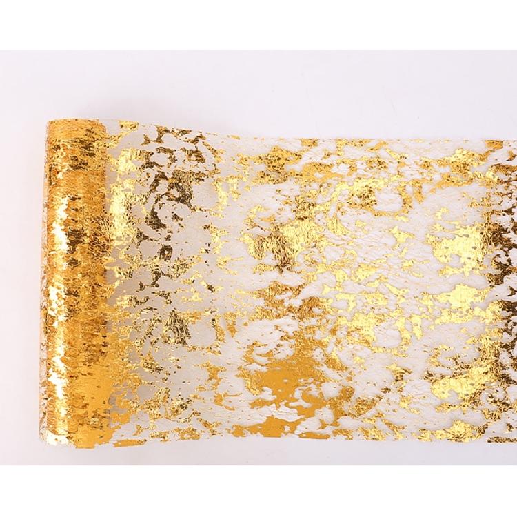 Elegant Gold and Silver Meshes Fabric Roll For Enhancing Event Ambiances Suitable For Wedding And Party Decorations