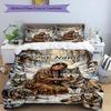 3PC Custom Name "Winter Wolf Spirit Connection" Bedding Set Duvet Cover Closure Includes 1 Duvet Cover & 2 Pillowcases for Bedroom