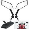 Universal Pair Motorcycle Motorbike Scooter Rearview Rear View Side Mirrors 10Mm