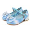 Girls High Heels Children's Rainbow Princess Shoes Spring and Autumn New Little Girl Single Shoes Medium and Older Children's Crystal Shoes Leather 