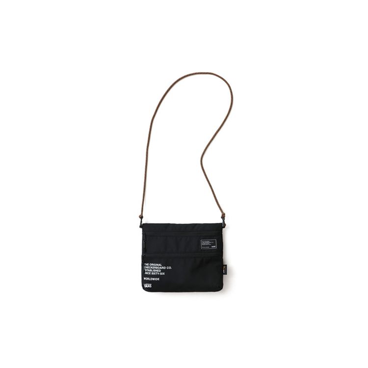 

Vans Ascended Up Casual Polyester Shoulder Bag Unisex bags Black VN0A4BQFBLK1 Black