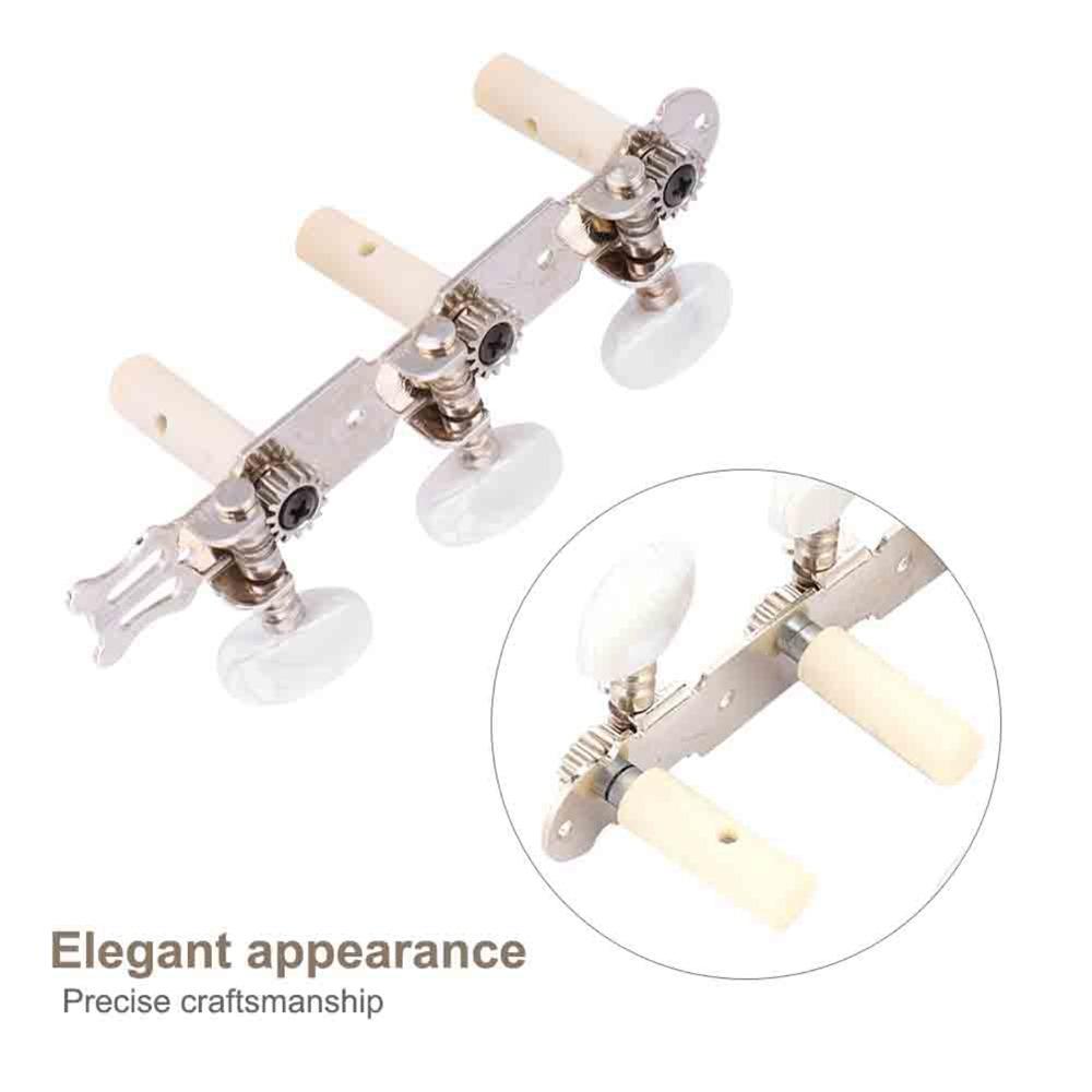 3L 3R Layout Guitar Tuning Pegs Silver Color Classical Guitar Tuning Keys For Guitar Parts
