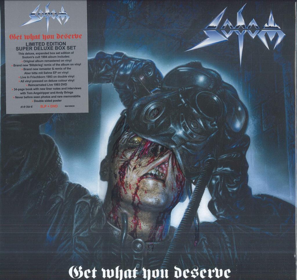 LP Record SODOM Get What You Deserve Deluxe Boxset 6416963 BMG 2026 Non Japan Metal