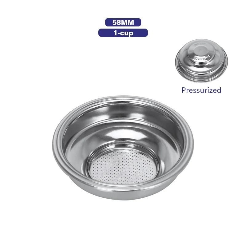 58mm Coffee Filter Basket For 58mm Espresso Portafilter Espresso Maker Filter Basket Double Layer Home Barista Accessories
