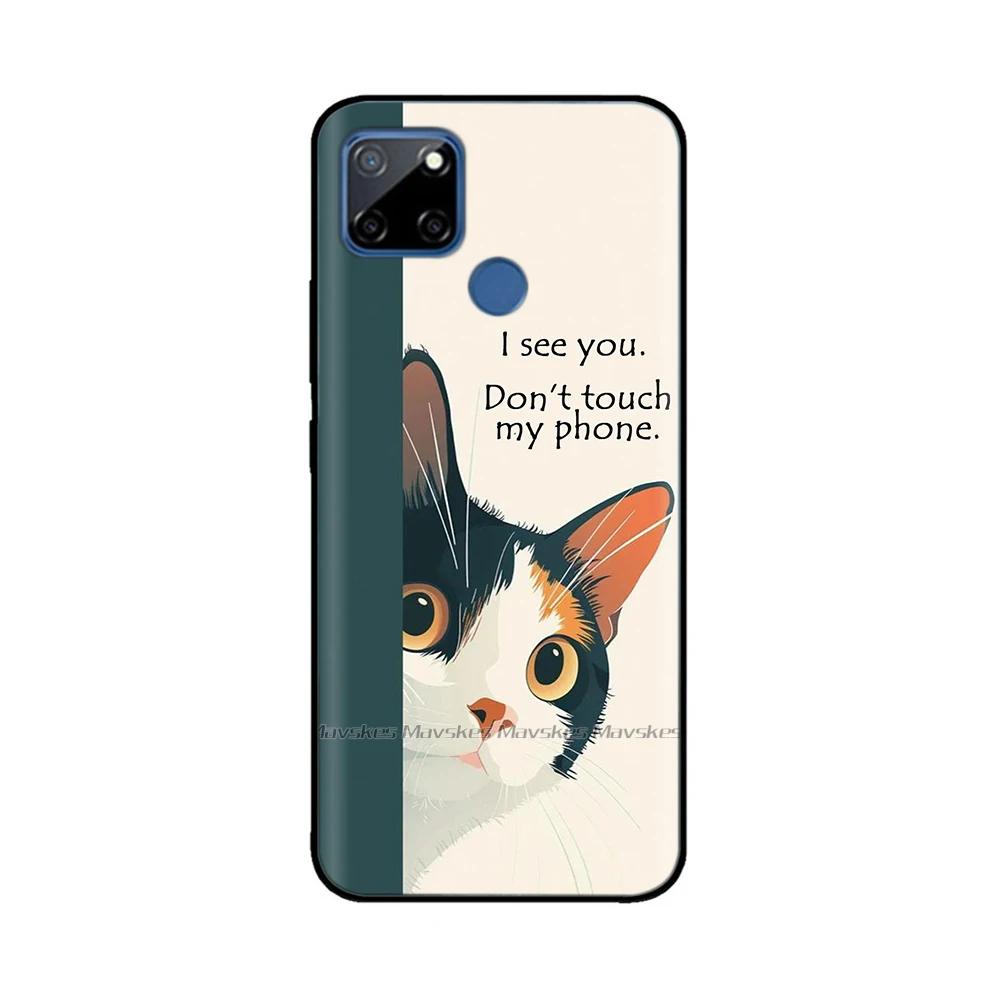 Case For Realme C12 C25 C25s Realme 7i Global Case Cute Soft Silicone TPU Back Cover Realme7i RMX2193 Protective Coque Fundas