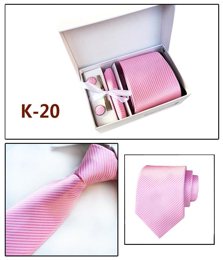 Herren-Krawatten-Geschenkbox 6-teiliges Set Gruppenkrawatte Business-Krawatte