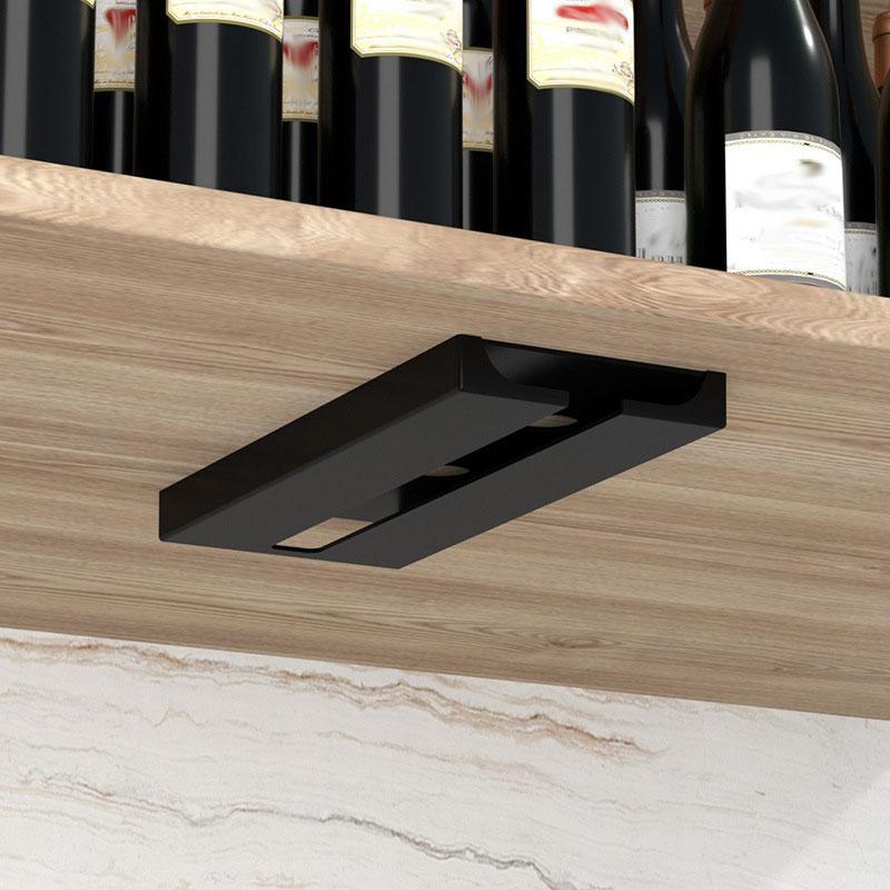 Bar Wine Glass Rack - No Drilling Cup Rack In Kitchen and Restaurant, Home Wine Glass Inverted Rack, Red Wine Glass Hanger
