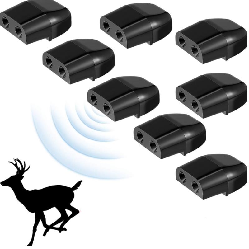2PCS Anti Collision Siren Deer Repeller Wildlife Repel Warn Device for Vehicle Field Drive Animal Warn Whistles Alert Equipment