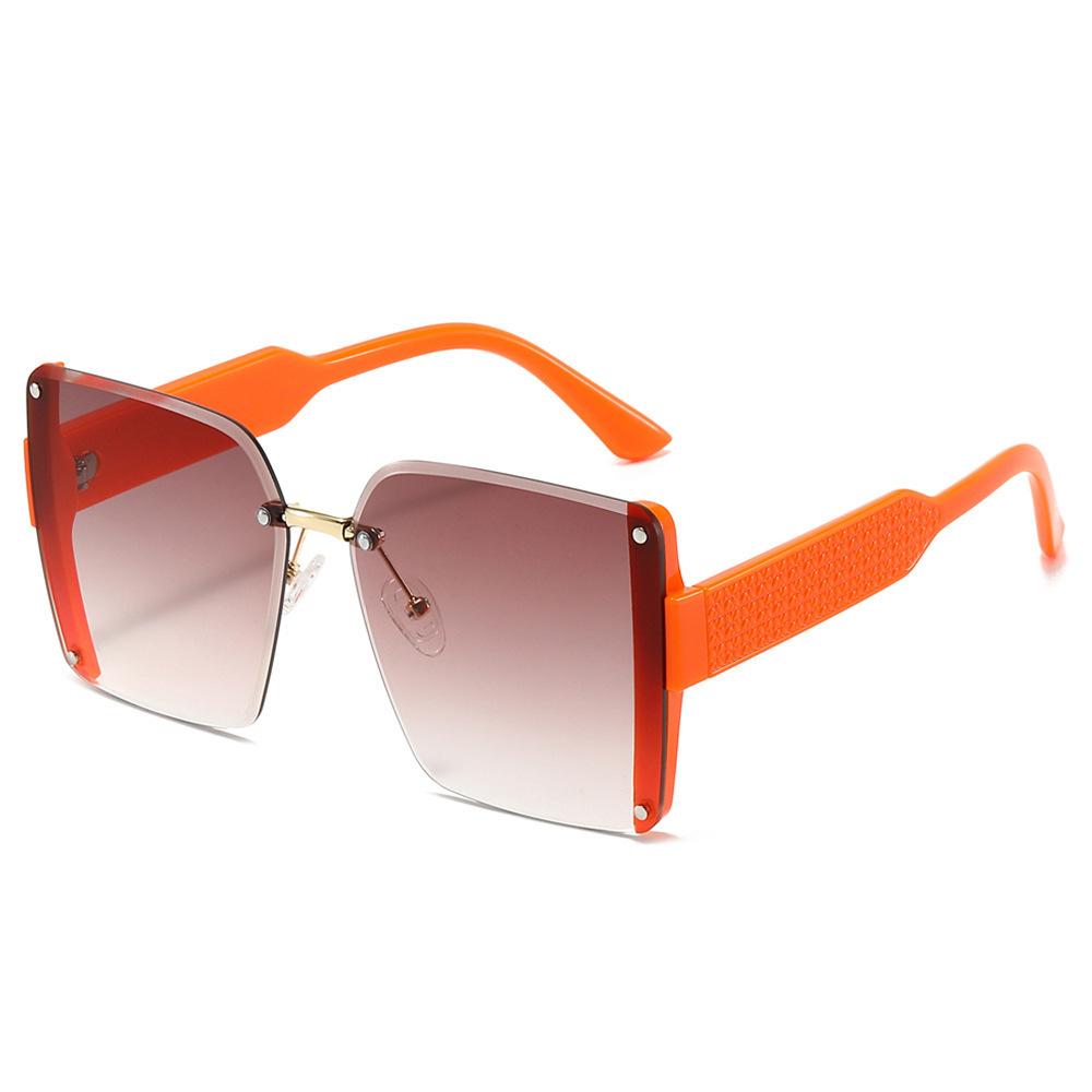 

New Fashion Square Frameless Trimmed Personalized Sunglasses Ins Sunglasses Tide [directly from the source factory]