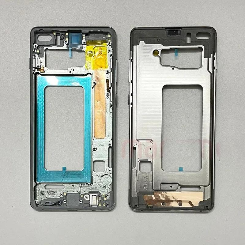 Middle Frame Bezel For Samsung Galaxy S10+ S10 Plus Bracket Moblie Screen Repair LCD Refurbish