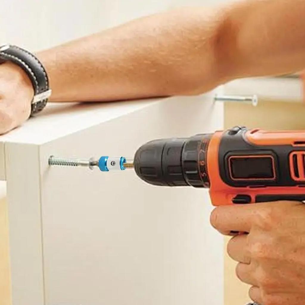 Universal Screwdriver Magnetic Ring, Non-slip Powerful Aluminum Alloy Screwdriver Magnetizer Screw Holder