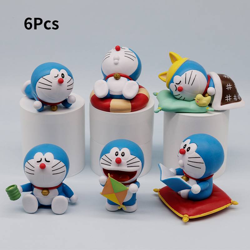 Figure Action Doraemon Model Doll Cute Cartoon Desktop Decoration Ornament Toy