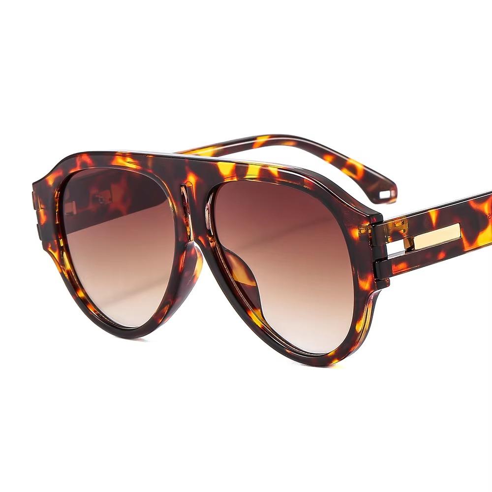 Nuevas Gafas de Sol Retro Piloto Cuadradas Oversize Para Mujer Hombre Moda Lujo Diseñador Gafas de Sol Tendencia UV400 Gafas