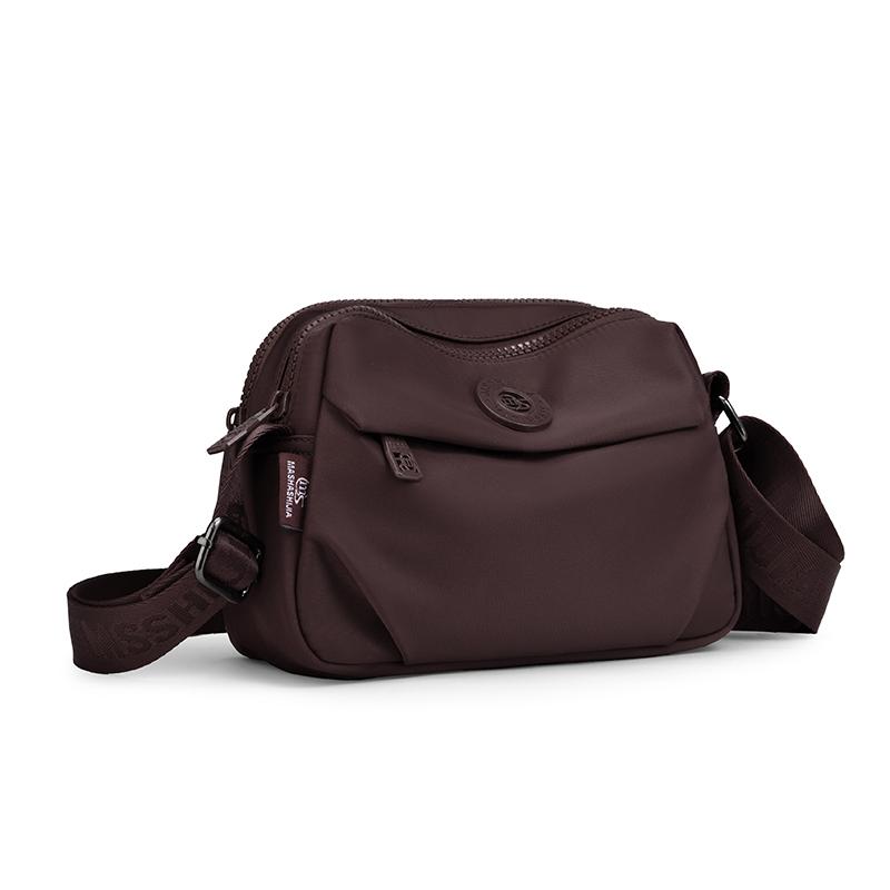 Compact Crossbody Bag with Adjustable Strap and Multiple Pockets for Everyday Use and Travel темно-фиолетового 1630₽