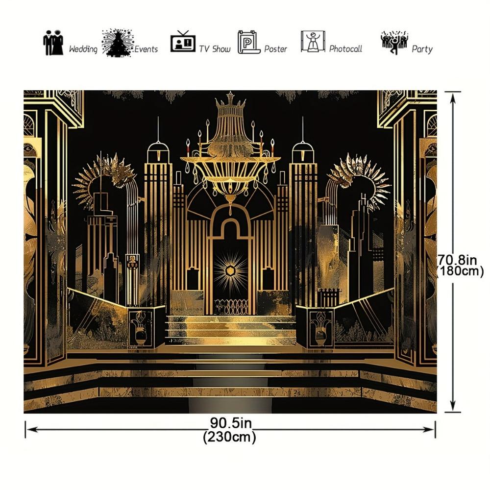 One Great Gatsby Themed Photo Background Vintage Photography Background Wedding Birthday Party Decoration