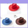 Western Cowboy Hat For Adults And Kids Sun Protection Stylish Summer Fashion Made Of Faux Leather