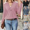 Camisetas con estampado 3D de otoño, ropa de mujer, camiseta de manga larga retro de talla grande para mujer